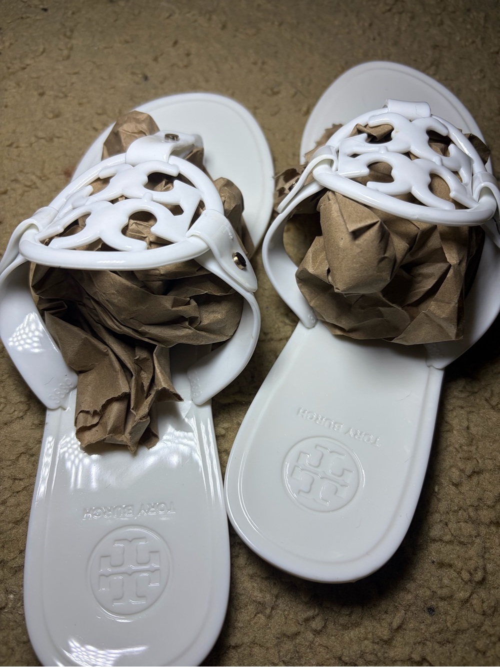 Tory Burch Miller Jelly Sandal Size 8 - Picture 4 of 5